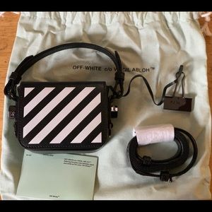 Off-White Black Baby Flap Crossbody Bag